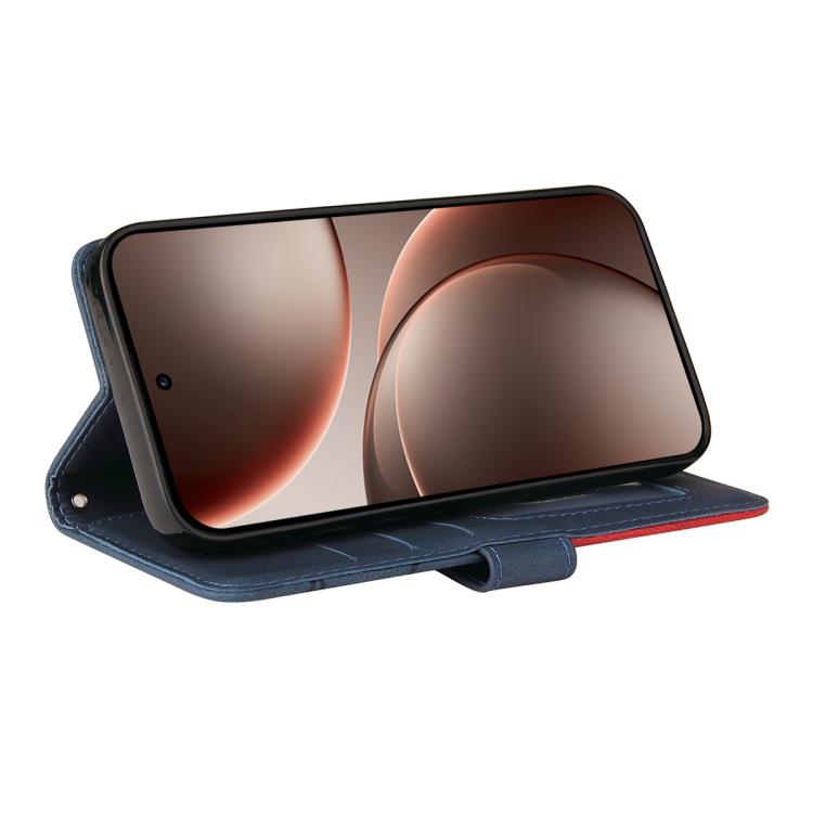 For OPPO Find X9 Pro Dual-color Splicing Flip Leather Phone Case