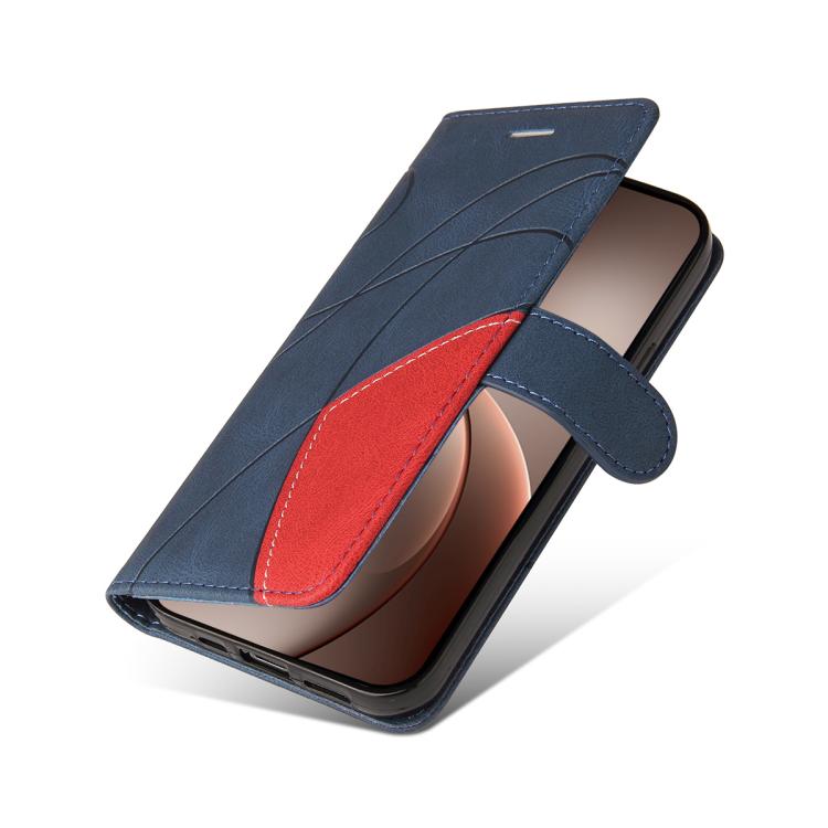 For OPPO Find X9 Pro Dual-color Splicing Flip Leather Phone Case