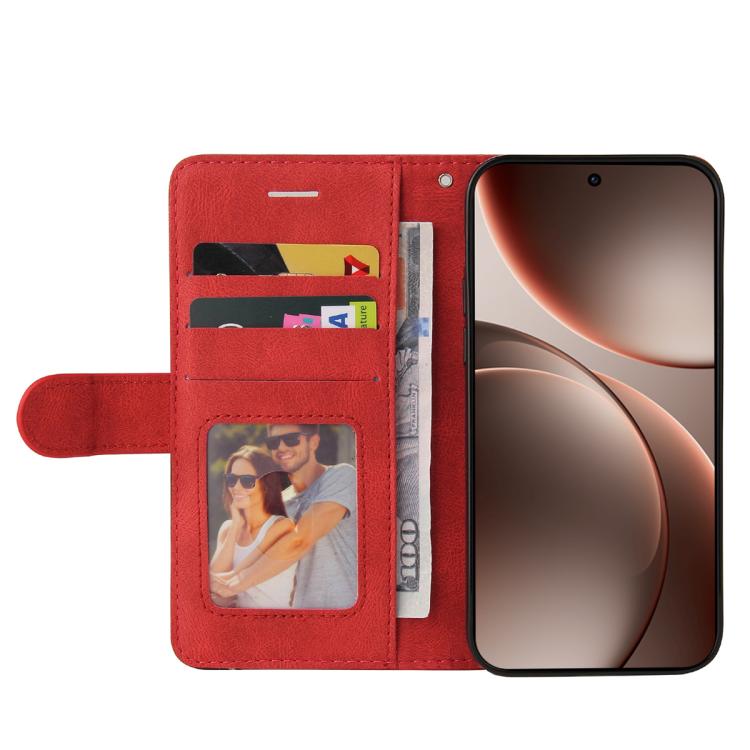 For OPPO Find X9 Pro Dual-color Splicing Flip Leather Phone Case