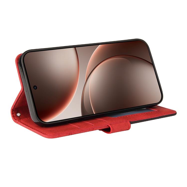 For OPPO Find X9 Pro Dual-color Splicing Flip Leather Phone Case