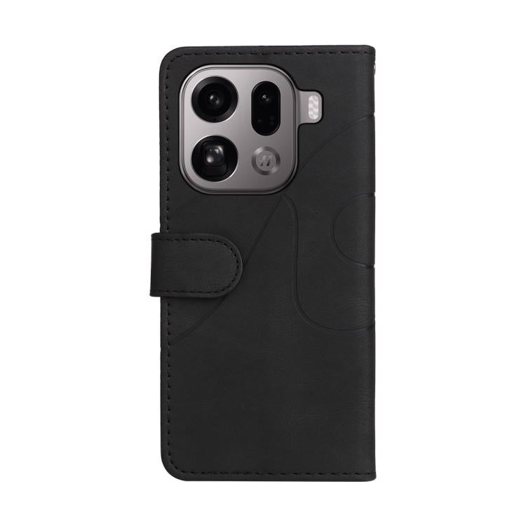 For OPPO Find X9 Pro Dual-color Splicing Flip Leather Phone Case