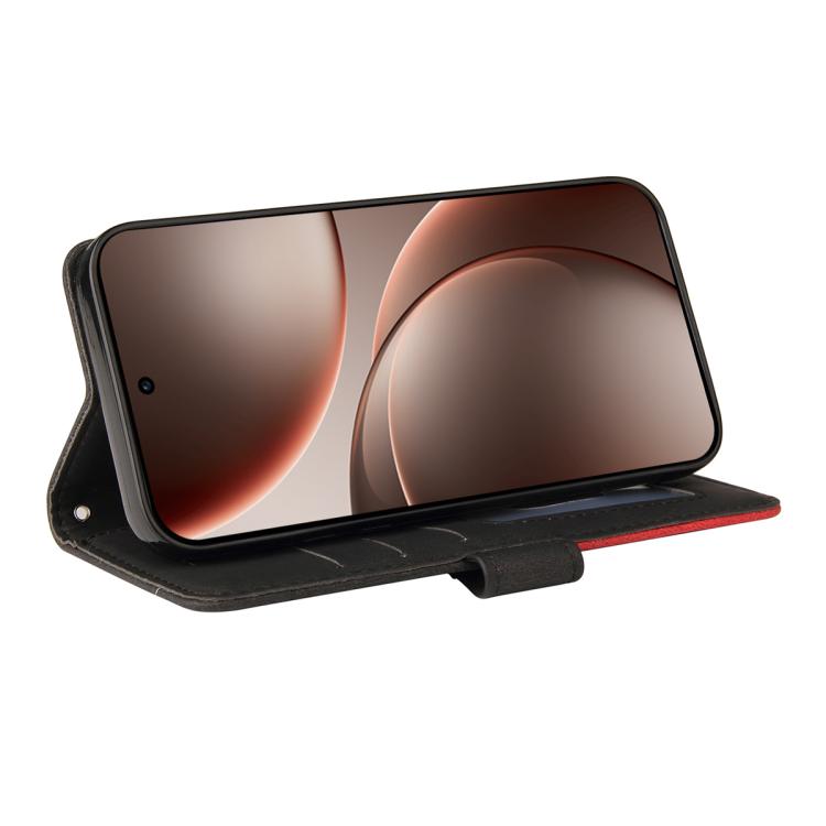 For OPPO Find X9 Pro Dual-color Splicing Flip Leather Phone Case