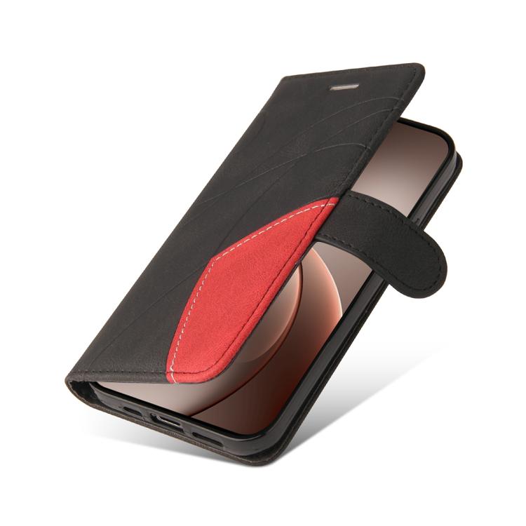 For OPPO Find X9 Pro Dual-color Splicing Flip Leather Phone Case