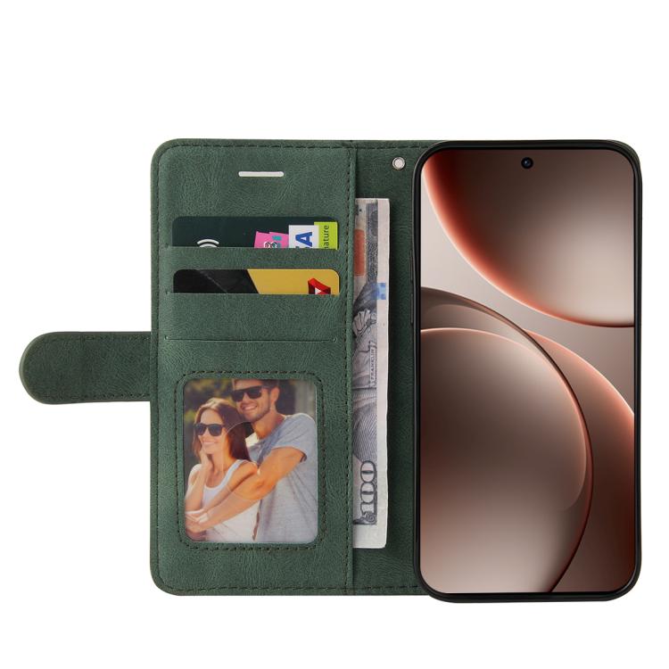 For OPPO Find X9 Pro Dual-color Splicing Flip Leather Phone Case