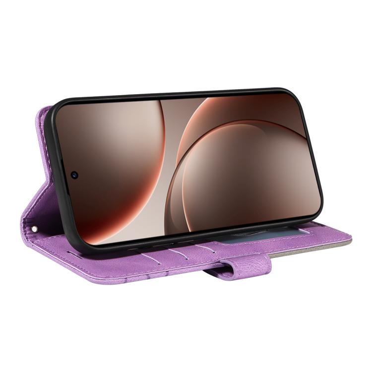 For OPPO Find X9 Pro Dual-color Splicing Flip Leather Phone Case