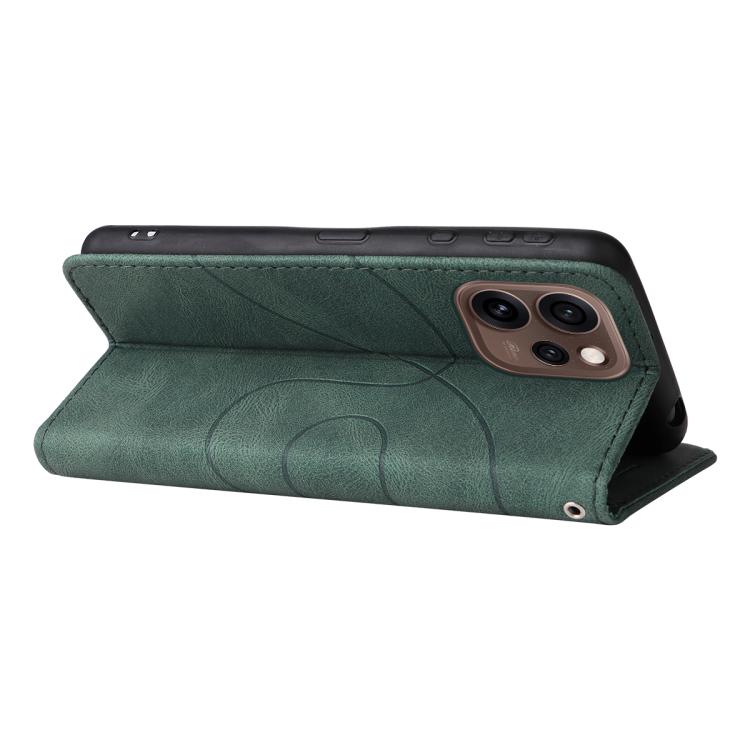 For OPPO Reno15 5G Global Dual-color Splicing Flip Leather Phone Case