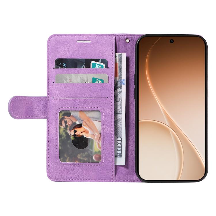 For OPPO Reno15 5G Global Dual-color Splicing Flip Leather Phone Case