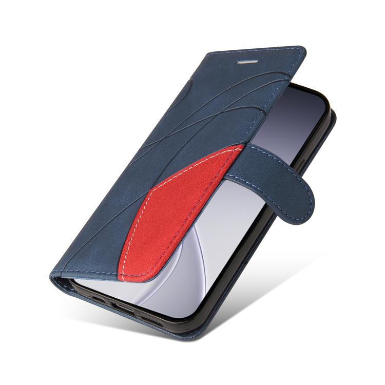 For OPPO Reno15 Pro 5G Global Dual-color Splicing Flip Leather Phone Case