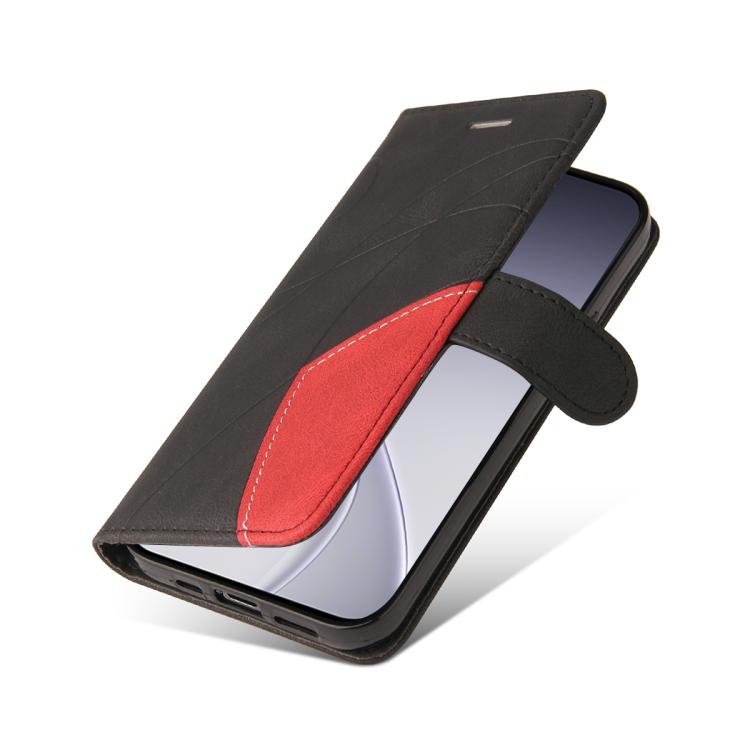 For OPPO Reno15 Pro 5G Global Dual-color Splicing Flip Leather Phone Case
