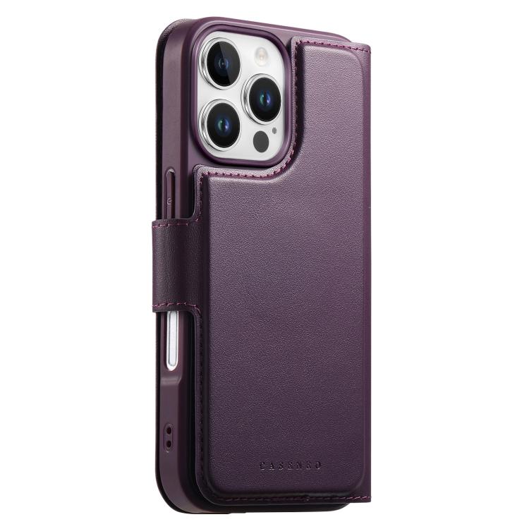 For iPhone 16 Pro Max CaseNeo Finger Grip Strap MagSafe Leather Phone Case