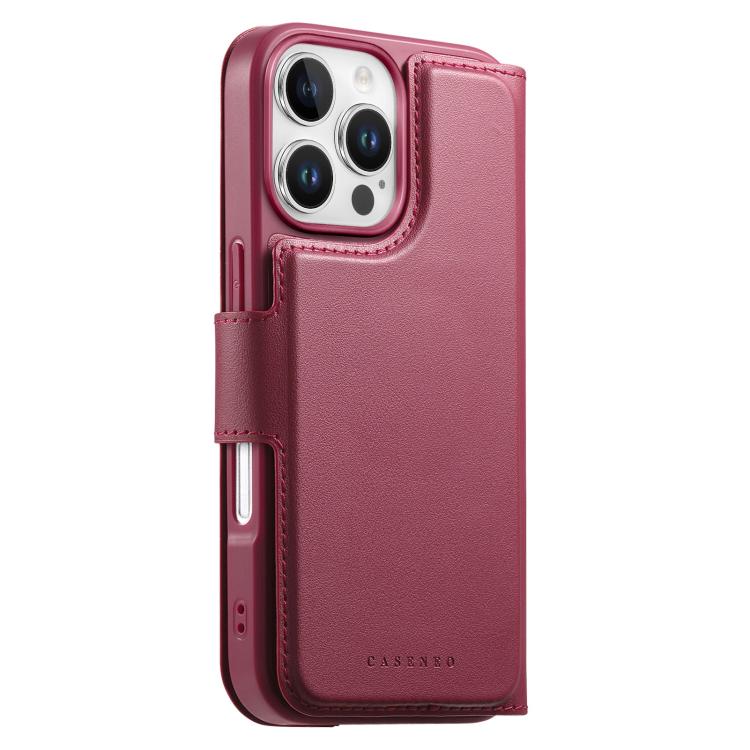 For iPhone 16 Pro Max CaseNeo Finger Grip Strap MagSafe Leather Phone Case