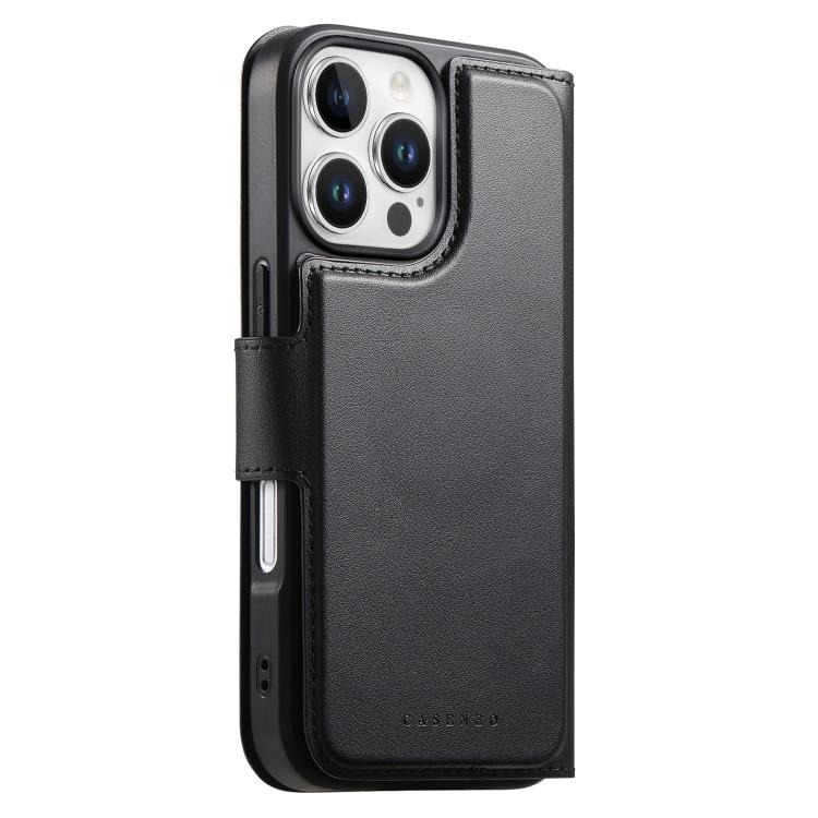 For iPhone 16 Pro CaseNeo Finger Grip Strap MagSafe Leather Phone Case