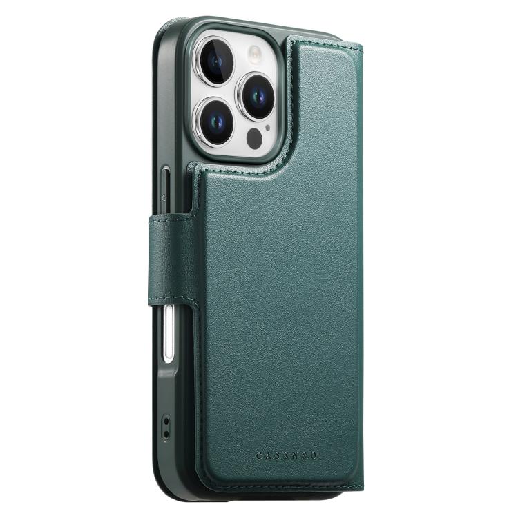 For iPhone 16 Pro CaseNeo Finger Grip Strap MagSafe Leather Phone Case
