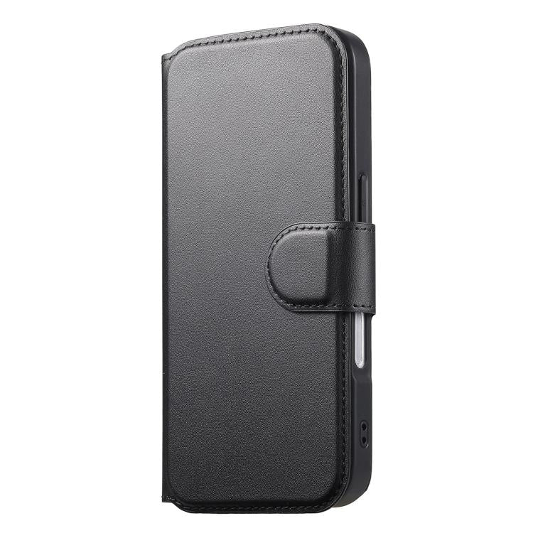 For iPhone 16 Plus CaseNeo Finger Grip Strap MagSafe Leather Phone Case
