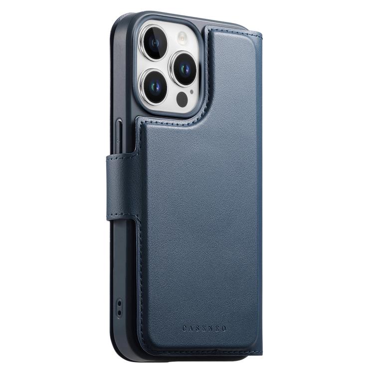 For iPhone 15 Pro Max CaseNeo Finger Grip Strap MagSafe Leather Phone Case
