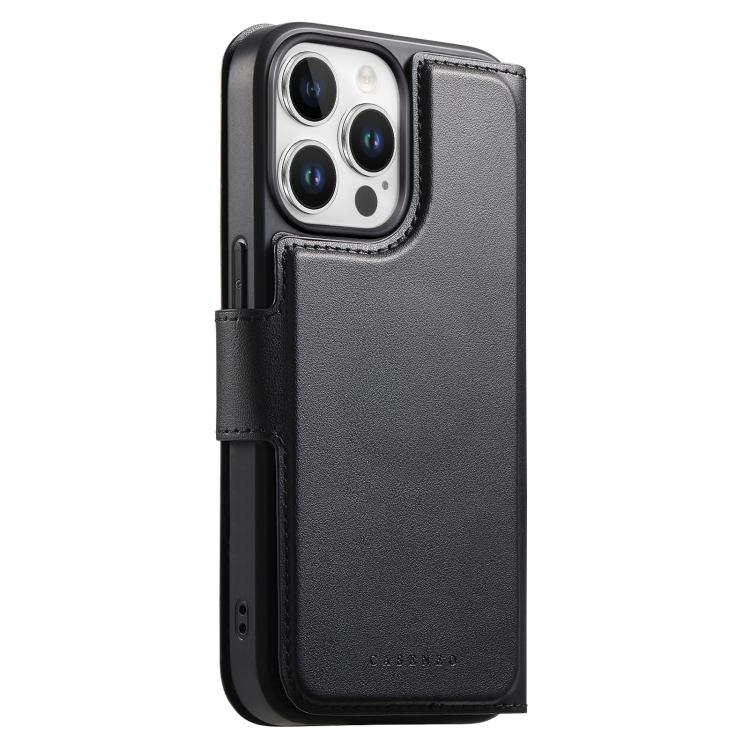 For iPhone 15 Pro CaseNeo Finger Grip Strap MagSafe Leather Phone Case