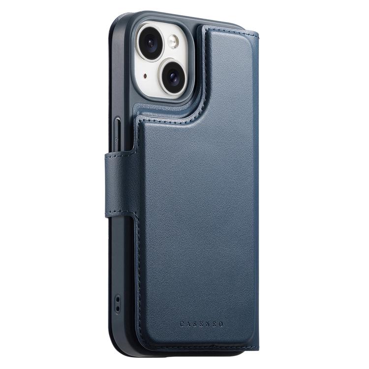 For iPhone 15 CaseNeo Finger Grip Strap MagSafe Leather Phone Case