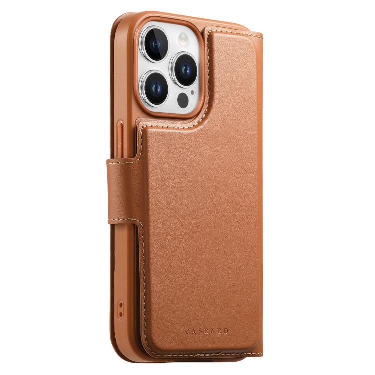For iPhone 13 Pro CaseNeo Finger Grip Strap MagSafe Leather Phone Case