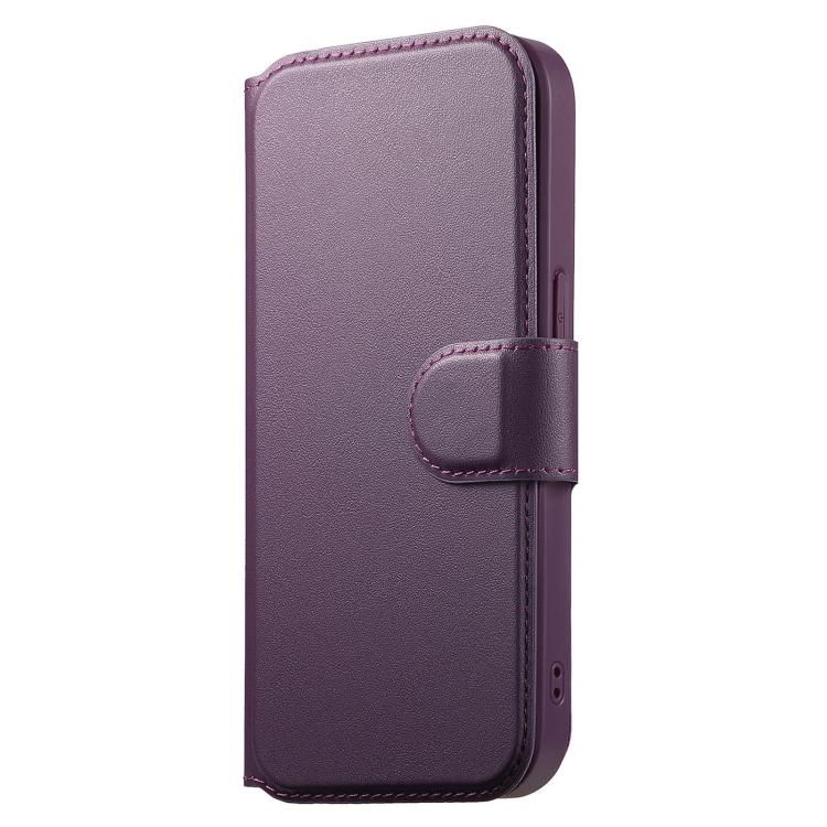 For iPhone 12 / 12 Pro CaseNeo Finger Grip Strap MagSafe Leather Phone Case