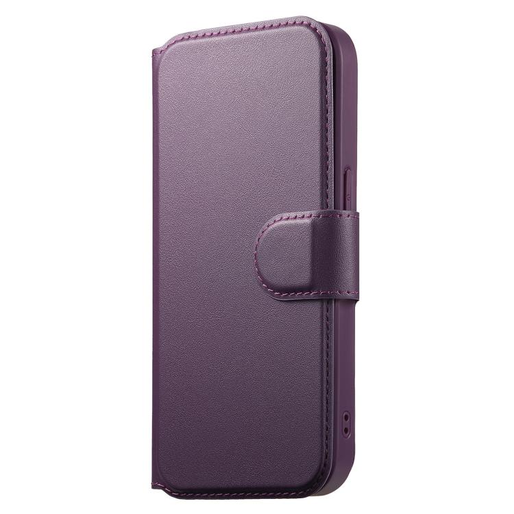 For iPhone 17e / 16e CaseNeo Finger Grip Strap MagSafe Leather Phone Case
