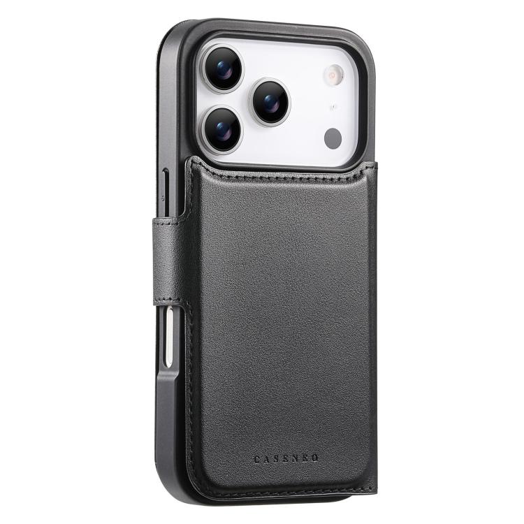 For iPhone 17 Pro CaseNeo Finger Grip Strap MagSafe Leather Phone Case