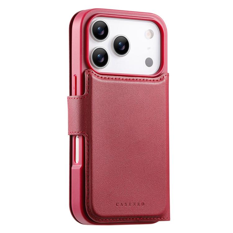 For iPhone 17 Pro CaseNeo Finger Grip Strap MagSafe Leather Phone Case