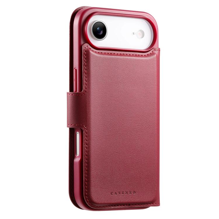 For iPhone Air CaseNeo Finger Grip Strap MagSafe Leather Phone Case
