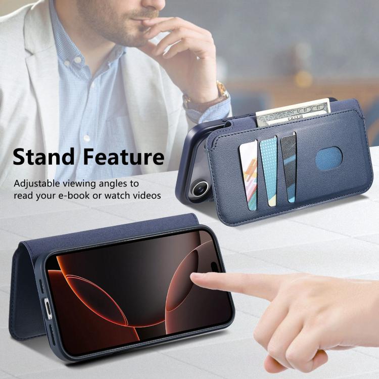 For iPhone Air CaseNeo Finger Grip Strap MagSafe Leather Phone Case