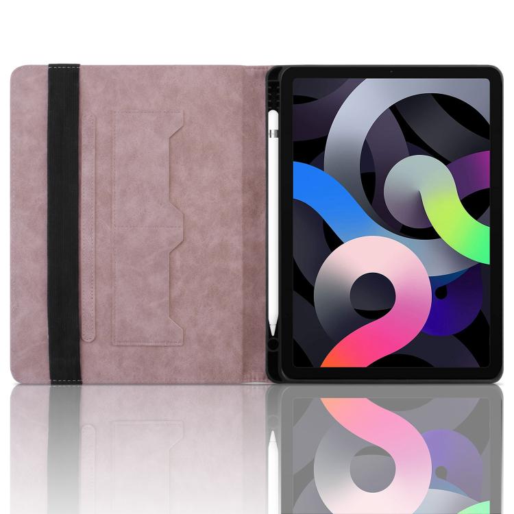 For iPad Air 11 2026 / 2025 / 2024 Rhombus Embossed Leather Smart Tablet Case