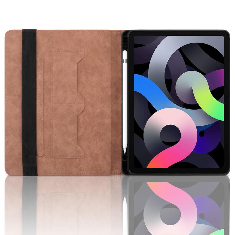 For iPad Air 11 2026 / 2025 / 2024 Rhombus Embossed Leather Smart Tablet Case