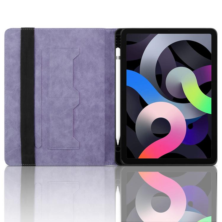 For iPad Air 11 2026 / 2025 / 2024 Rhombus Embossed Leather Smart Tablet Case