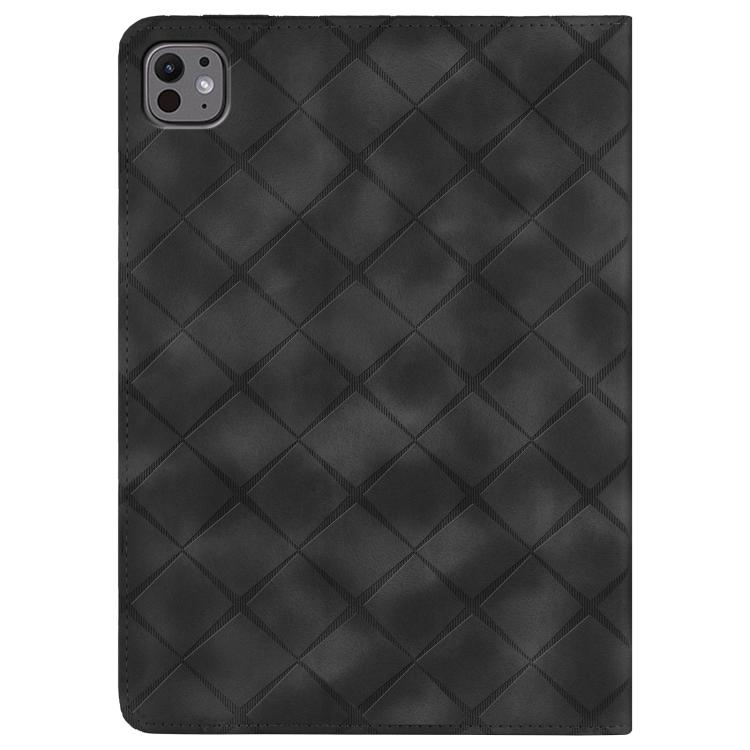 For iPad Air 11 2026 / 2025 / 2024 Rhombus Embossed Leather Smart Tablet Case