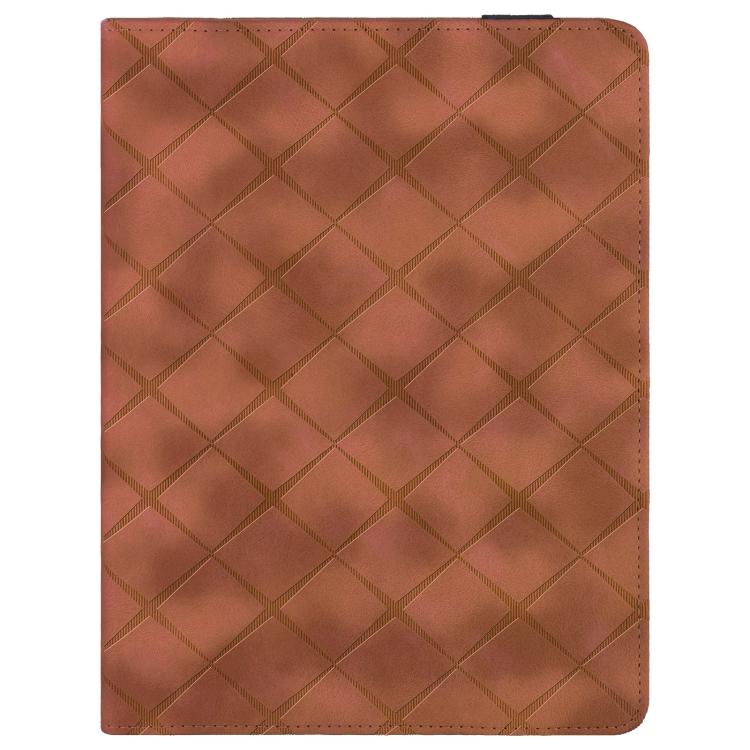 For iPad Pro 11 2025 / 2024 Rhombus Embossed Leather Smart Tablet Case