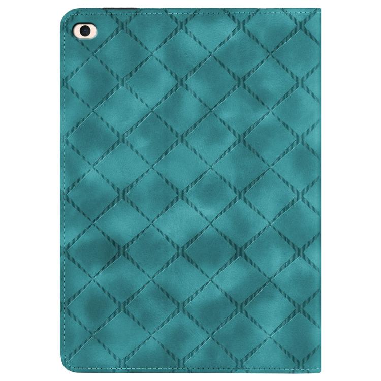 For iPad mini 5 / 4 / 3 / 2 / 1 Rhombus Embossed Leather Smart Tablet Case