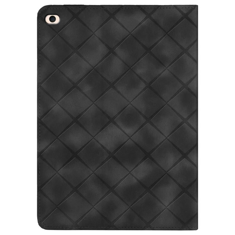 For iPad mini 5 / 4 / 3 / 2 / 1 Rhombus Embossed Leather Smart Tablet Case