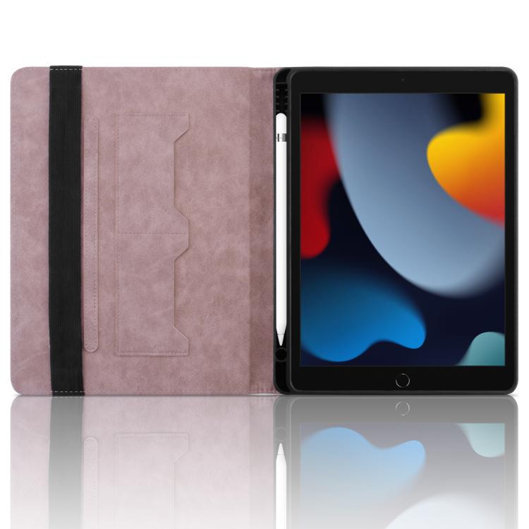 For iPad Air / Air 2 / 9.7 2017 / 2018 Rhombus Embossed Leather Smart Tablet Case