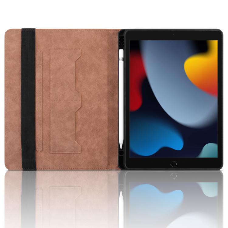 For iPad Air / Air 2 / 9.7 2017 / 2018 Rhombus Embossed Leather Smart Tablet Case