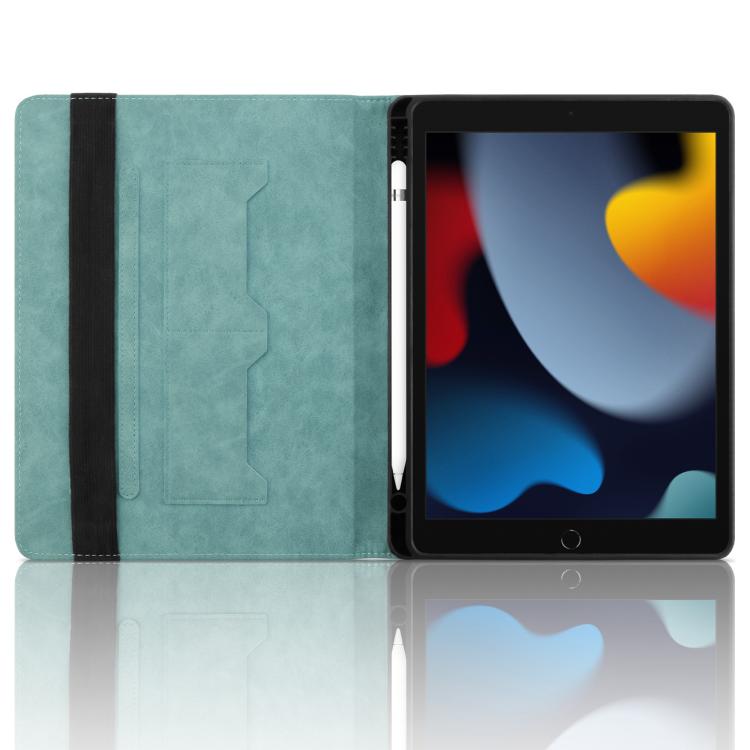 For iPad Air / Air 2 / 9.7 2017 / 2018 Rhombus Embossed Leather Smart Tablet Case