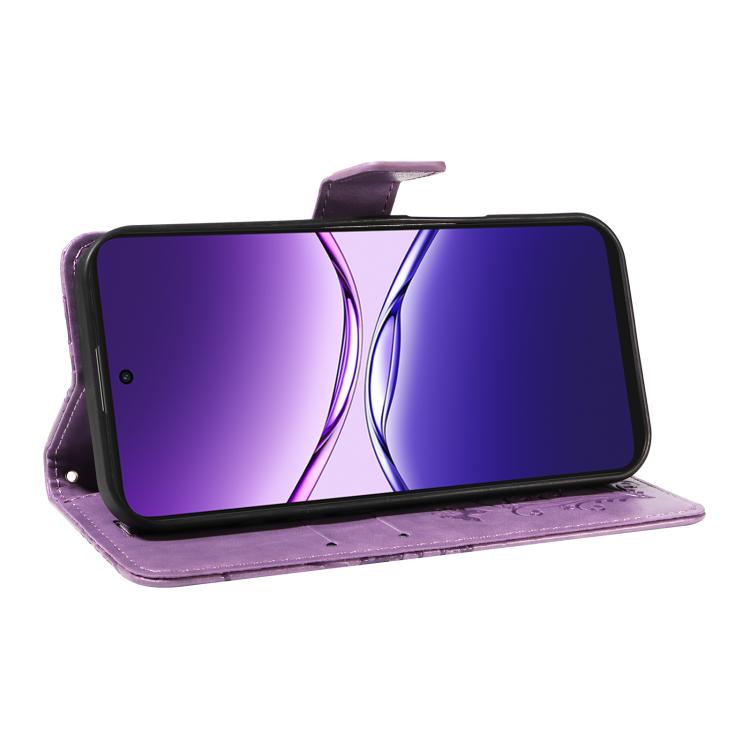 For OPPO A5 Pro 5G Global 3D Butterfly Embossed Pattern Flip Leather Phone Case