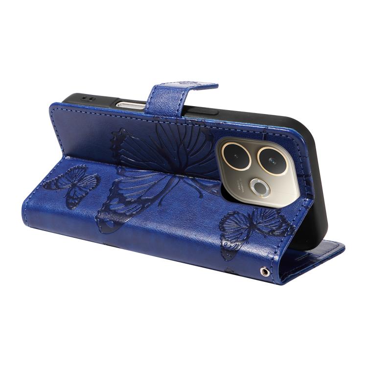 For OPPO A5 Pro 5G Global 3D Butterfly Embossed Pattern Flip Leather Phone Case