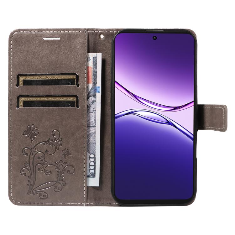 For OPPO A5 Pro 5G Global 3D Butterfly Embossed Pattern Flip Leather Phone Case