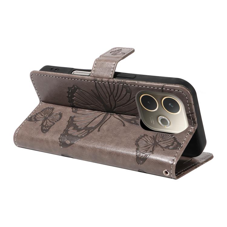 For OPPO A5 Pro 5G Global 3D Butterfly Embossed Pattern Flip Leather Phone Case