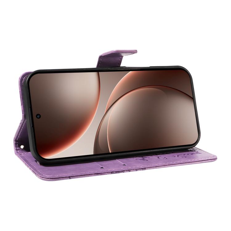 For OPPO Find X9 Pro 3D Butterfly Embossed Pattern Flip Leather Phone Case