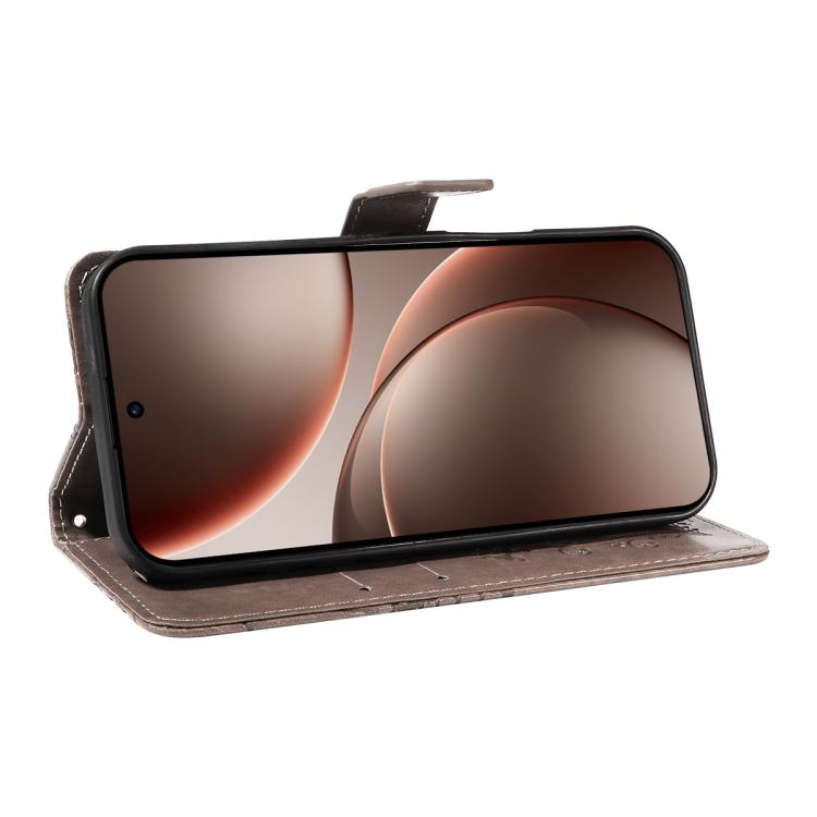 For OPPO Find X9 Pro 3D Butterfly Embossed Pattern Flip Leather Phone Case