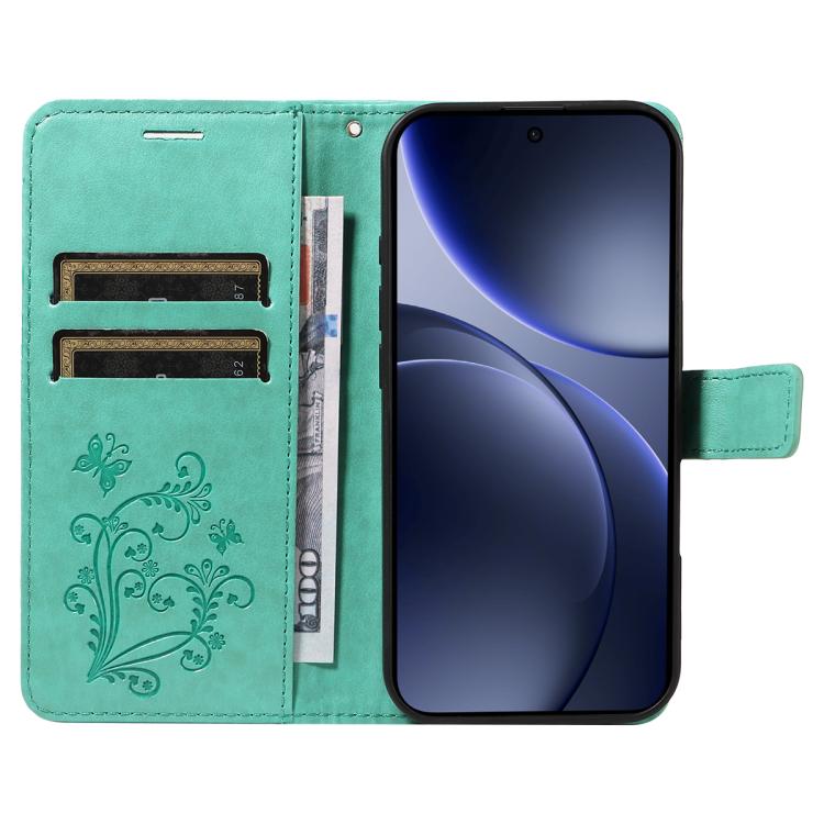 For OPPO Find X9 3D Butterfly Embossed Pattern Flip Leather Phone Case