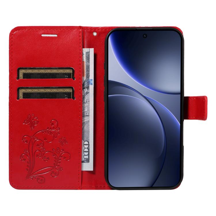 For OPPO Find X9 3D Butterfly Embossed Pattern Flip Leather Phone Case