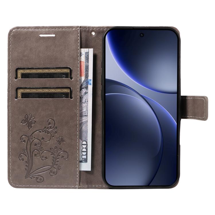 For OPPO Find X9 3D Butterfly Embossed Pattern Flip Leather Phone Case