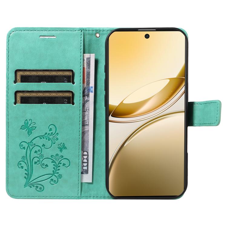 For vivo V50 5G Global 3D Butterfly Embossed Pattern Flip Leather Phone Case