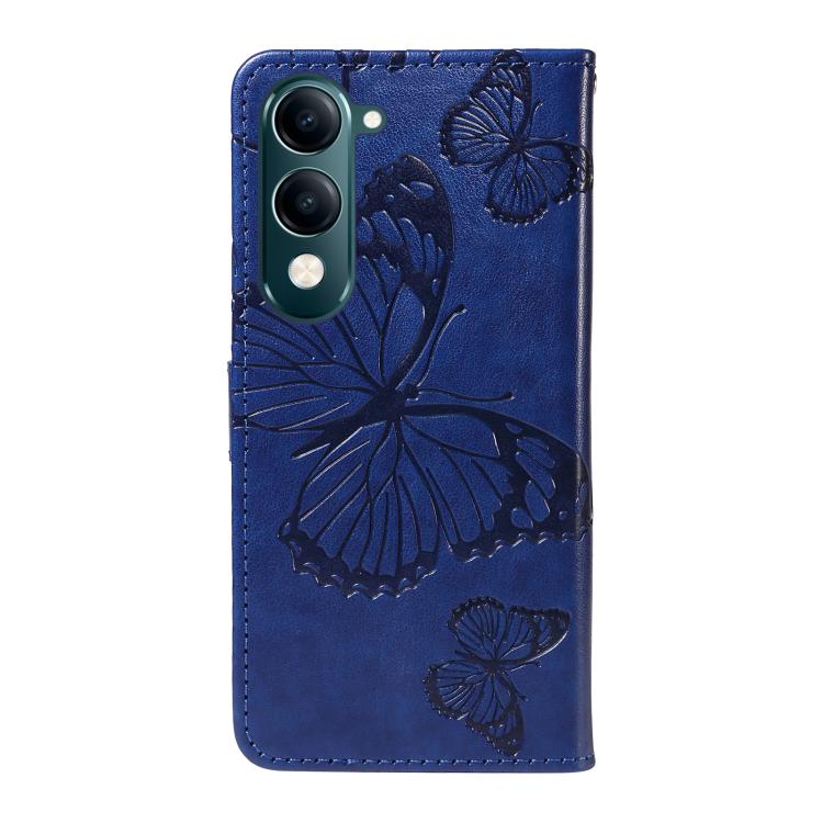 For vivo Y29S 5G / Y04 3D Butterfly Embossed Pattern Flip Leather Phone Case