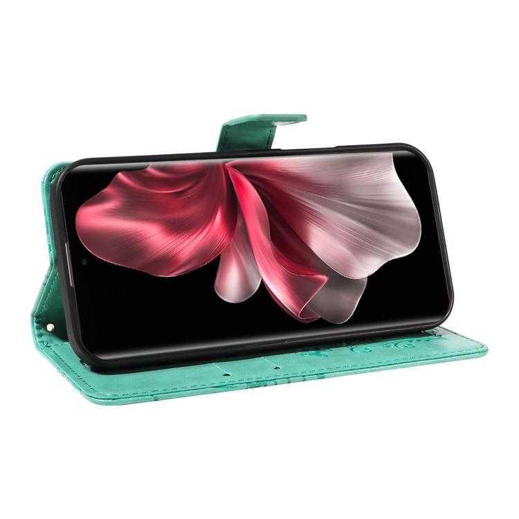 For vivo V30E / V40 Lite Global 3D Butterfly Embossed Pattern Flip Leather Phone Case